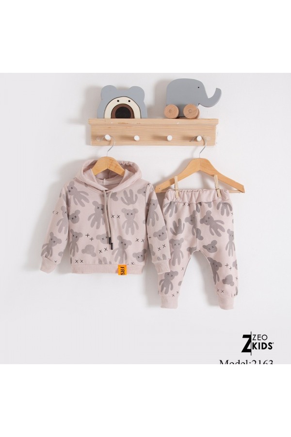 Elit Babys  Hello Ayılar Pamuklu Bebek Takım Yeni Sezon Pamuklu Bebek Takım
