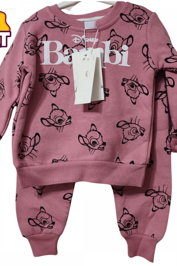 Elit Babys Encok satan Bambi Baskılı Kız Bebek Takım